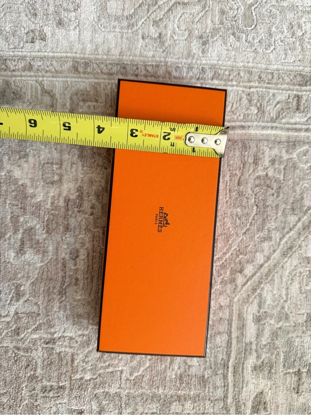 Authentic Hermès Paris Orange Gift Box w/ Ribbon & Tissue Paper